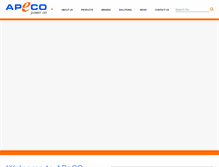 Tablet Screenshot of apecokuwait.com